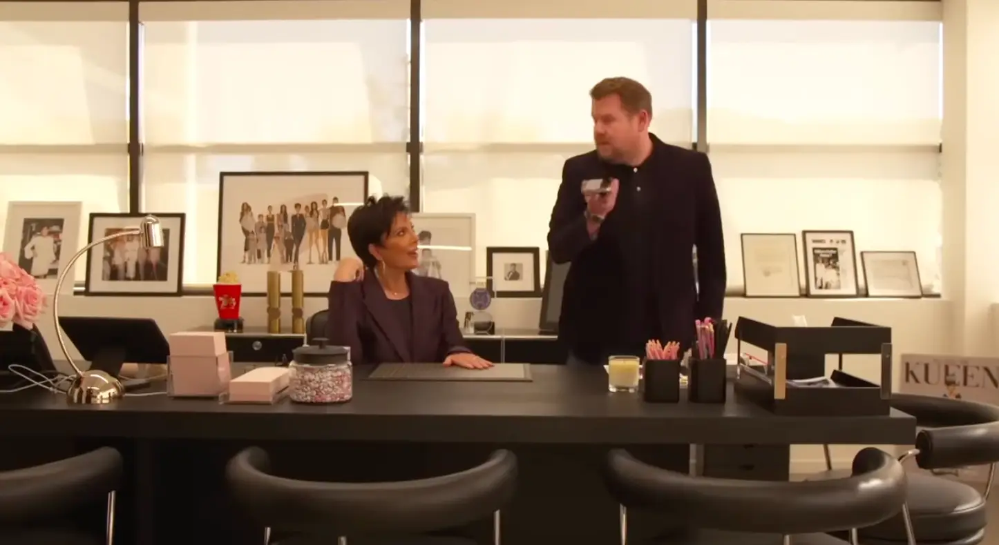 The TV host had great fun at the famous family's expense.