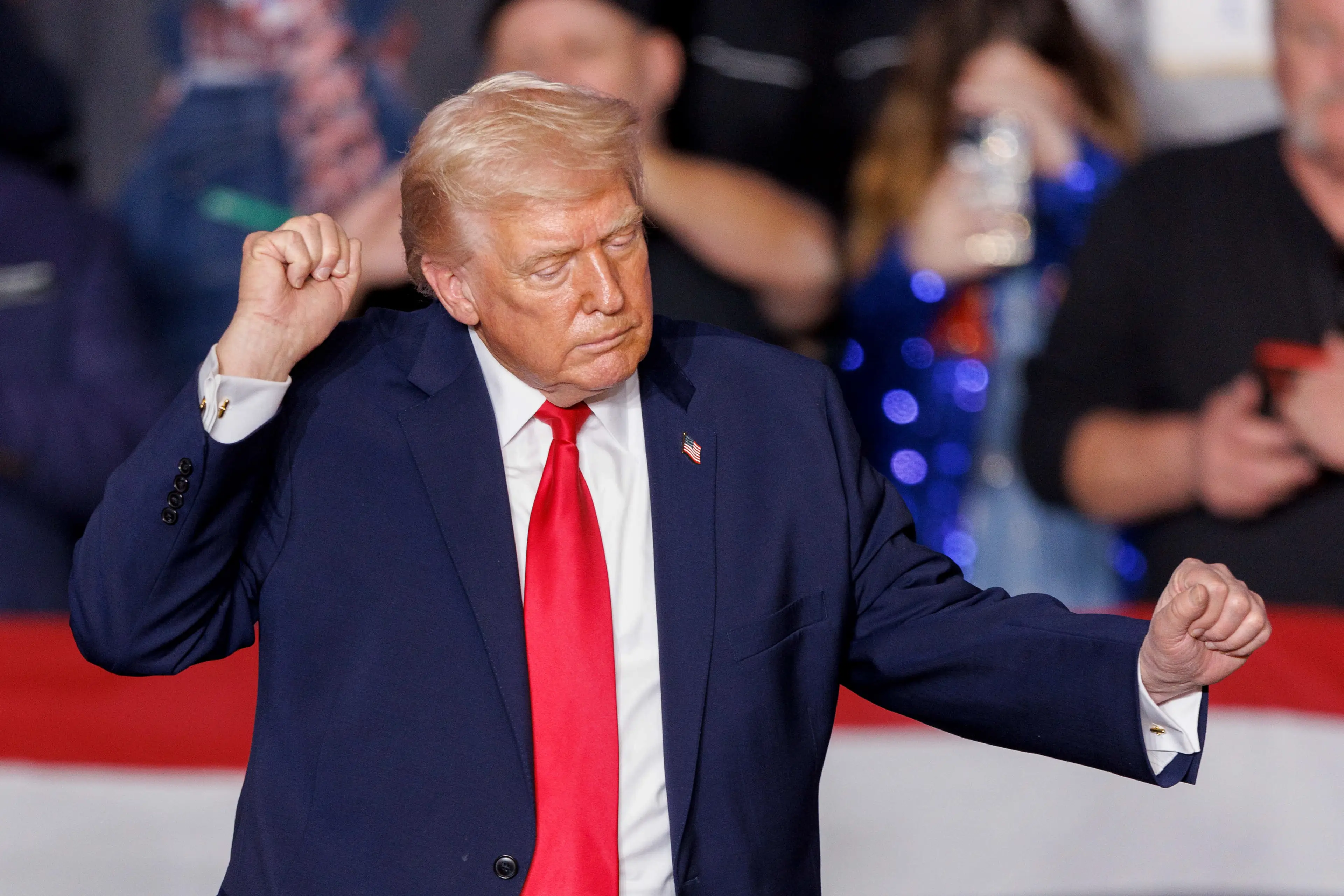 The statement couldn't help itself from throwing shade at the Democrats (Scott Morgan/Bloomberg via Getty Images)