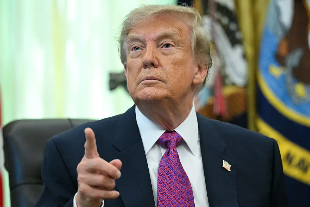 Donald Trump may back down from his tariff threats ahead of the midterms (Jim WATSON / AFP via Getty Images)