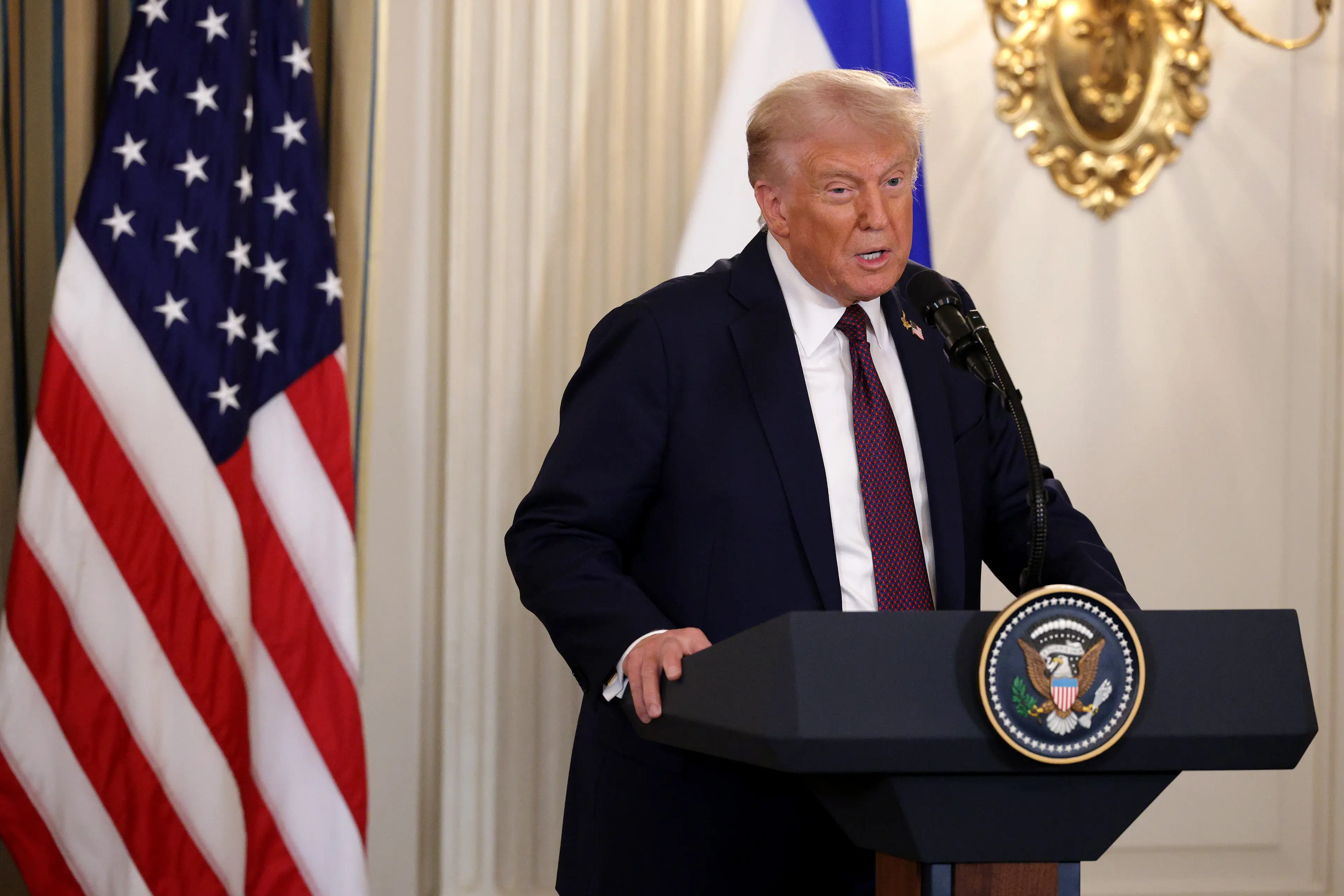 Trump previously moved the 'most lethal weapon ever made' closer to Russia (Alex Wong/Getty Images)