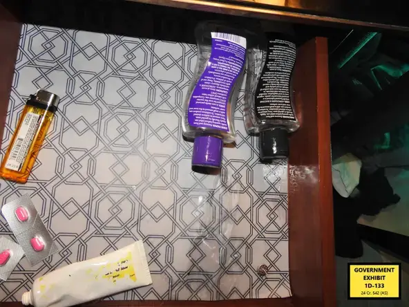 A lighter an lubricant was found in the room (Department of Justice)