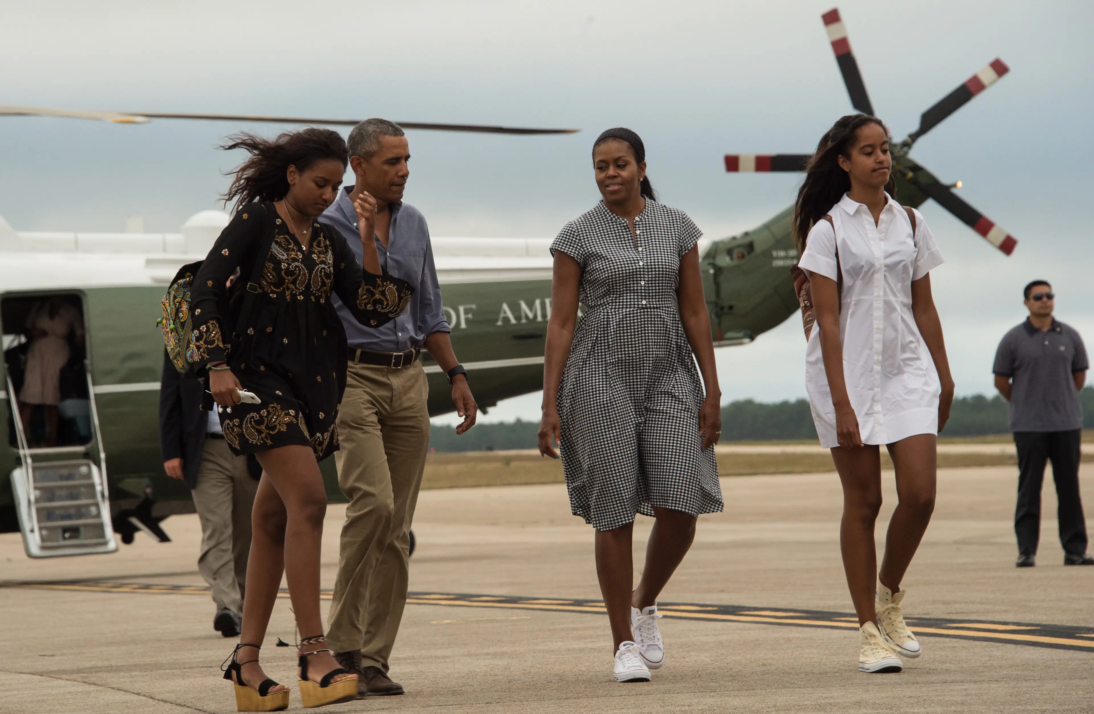 The Obamas pictured in 2016 (NICHOLAS KAMM/AFP via Getty Images)