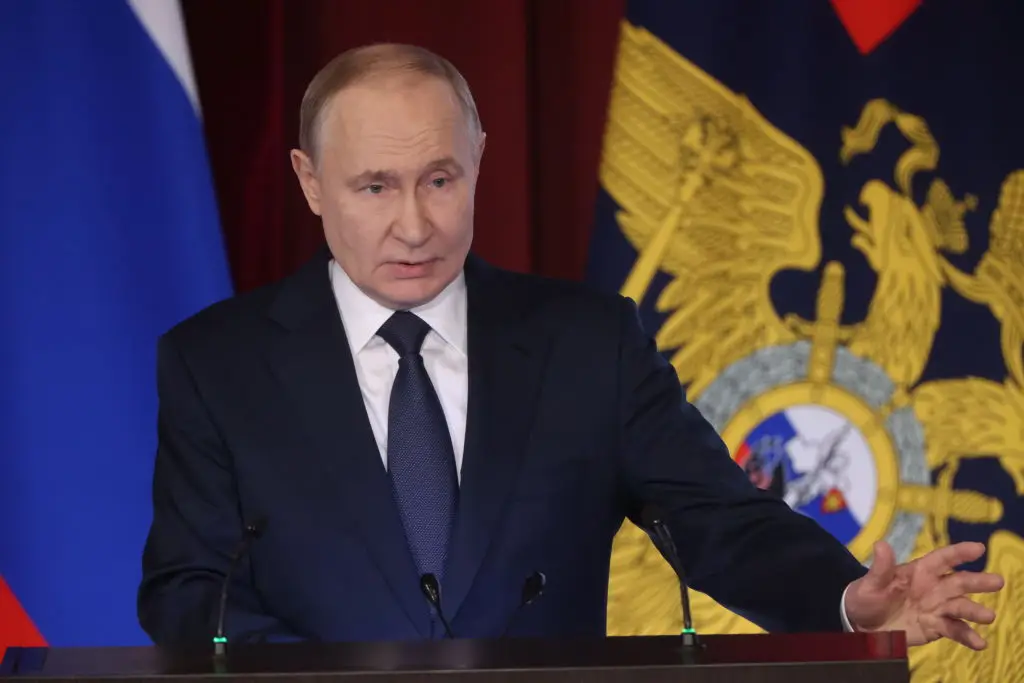 The Russian President has indicated some support for a ceasefire with Ukraine (Contributor/Getty Images)