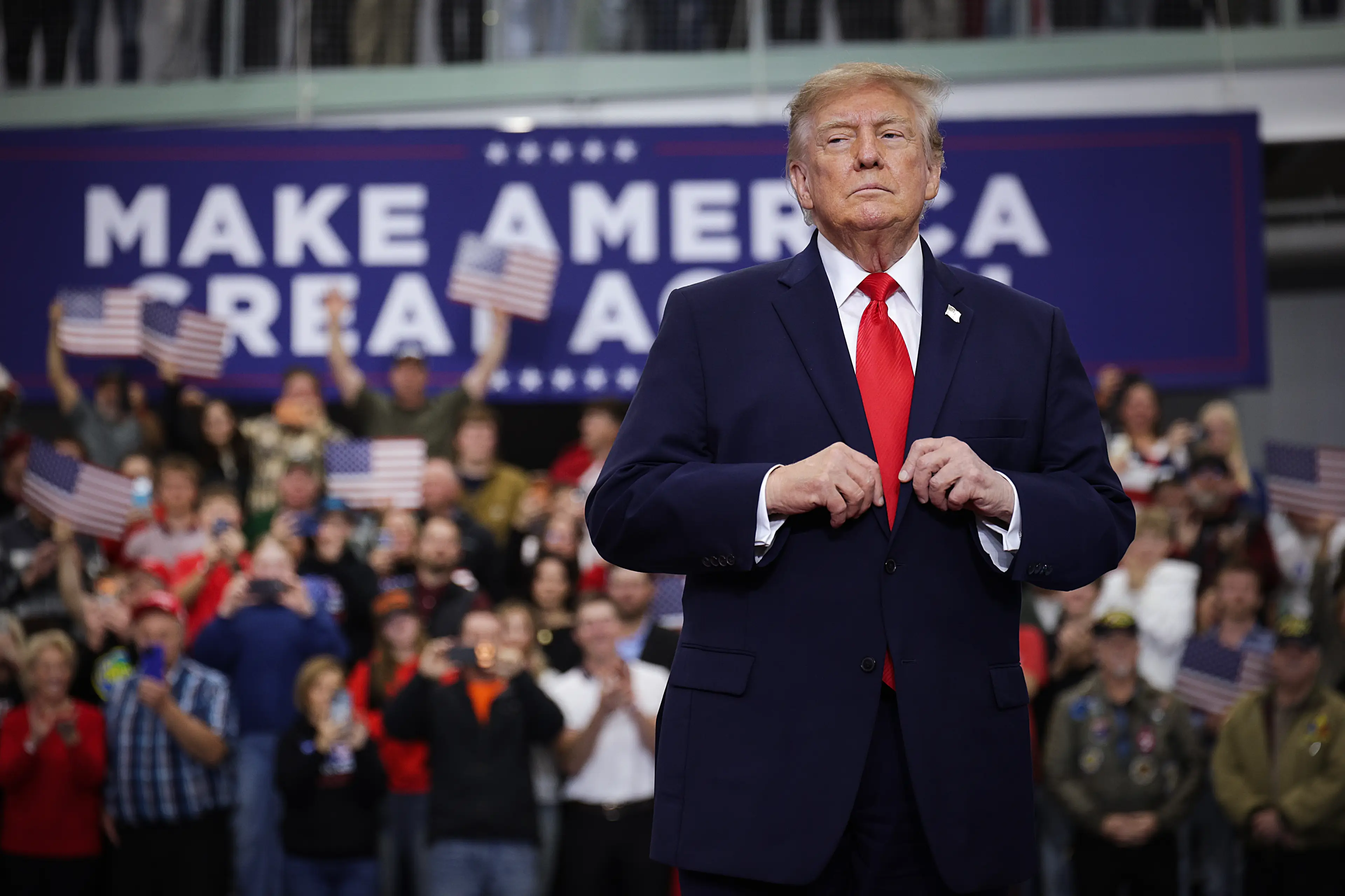 Trump recently suggested Iran could 'take out' Los Angeles or San Diego (Alex Wong/Getty Images)