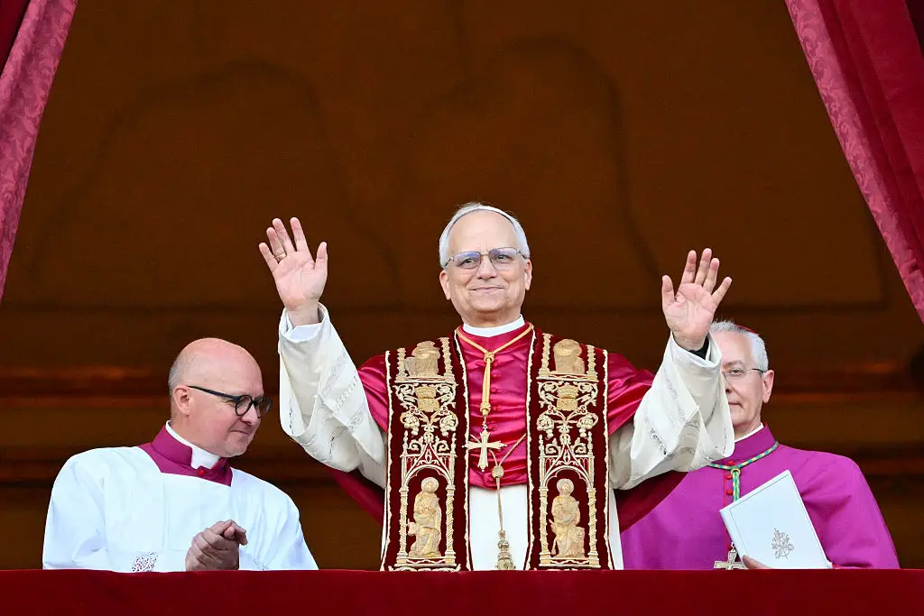 The new pope was unveiled from the Vatican yesterday (ALBERTO PIZZOLI/AFP via Getty Images)