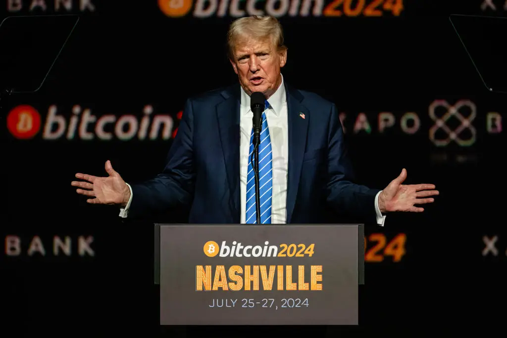 President-Elect Donald Trump is a major advocate of cryptocurrency (Jon Cherry/Getty Images)