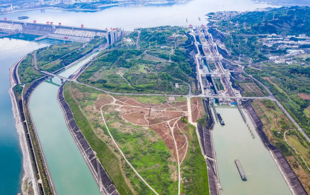 The Three Gorges Dam is the world's largest hydro dam (VCG/VCG via Getty Images)