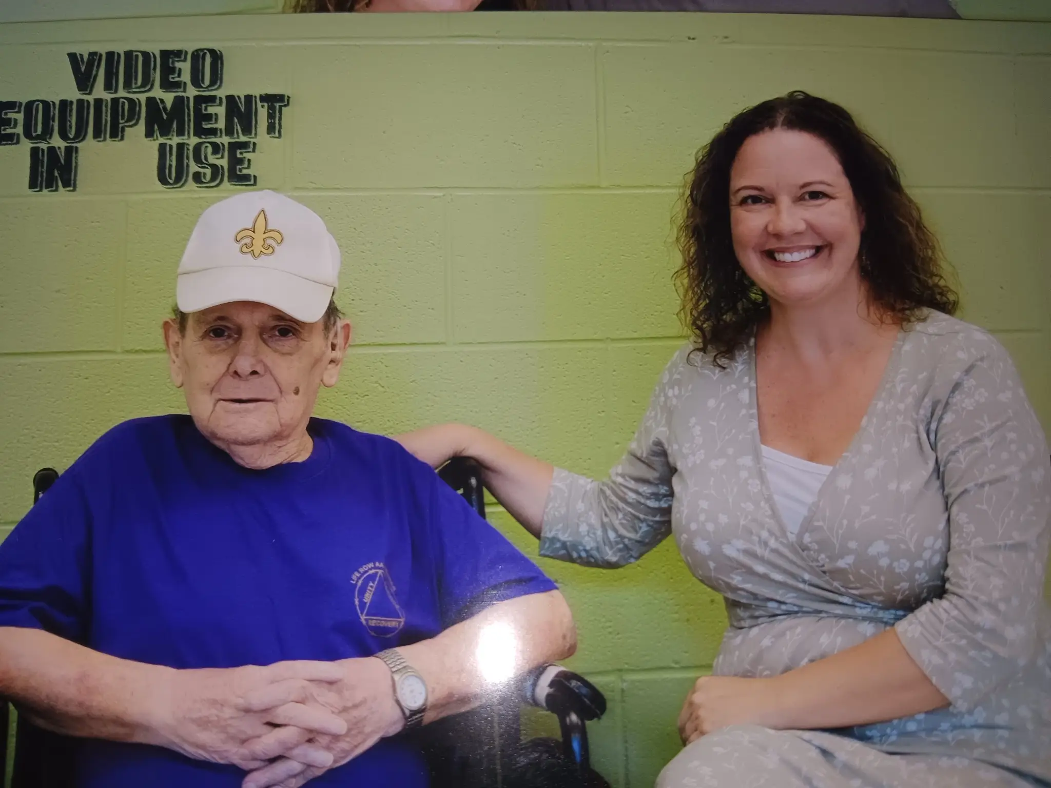 Christopher Sepulvado with his spiritual advisor, Alison McCrary (Facebook/Alison R. McCrary)