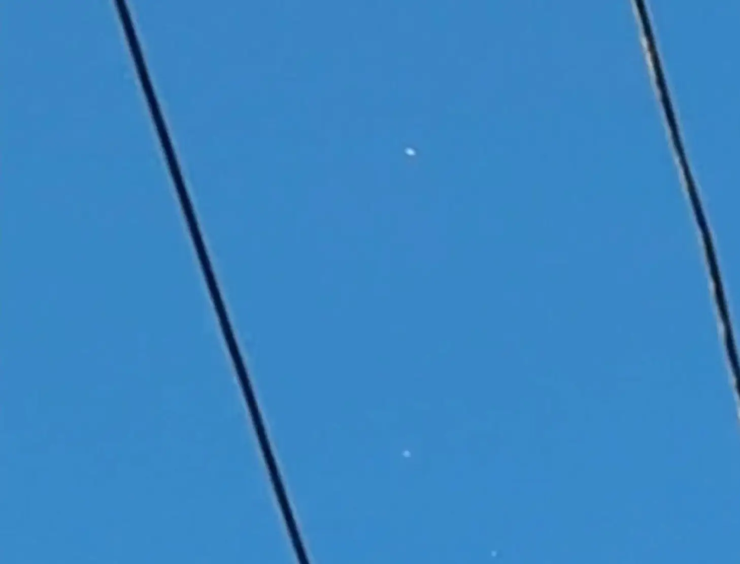 The footage is rather bizarre.