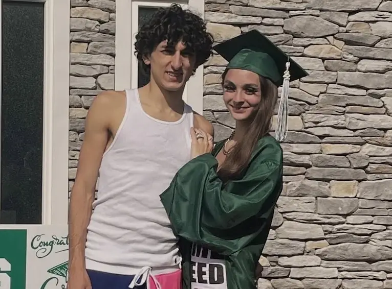 Shirilla with her boyfriend Dominic Russo (Netflix)