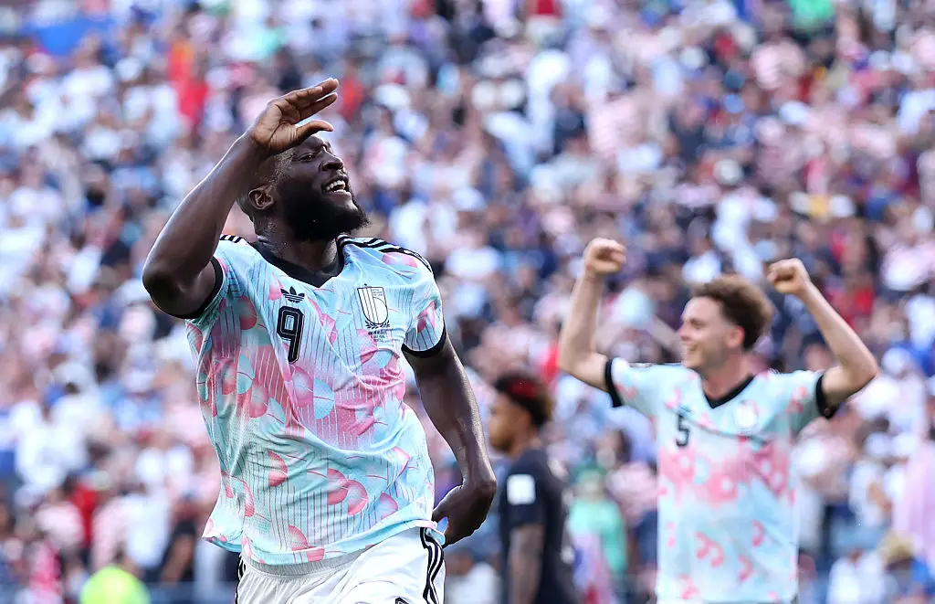 Belgium finished with a 4-1 win, with the fourth and final goal coming from star striker Romelo Lukaku in stoppage time. (Photo by Jamie Squire/Getty Images)