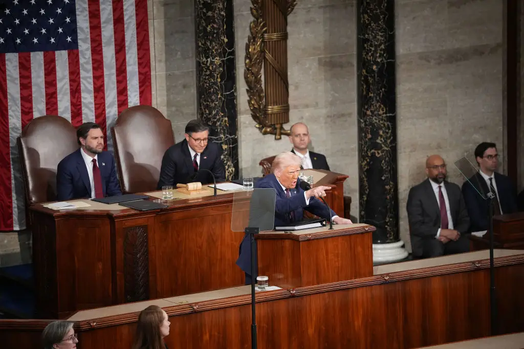 Trump spoke for nearly two hours in front of Congress (Andrew Harnik/Getty Images)