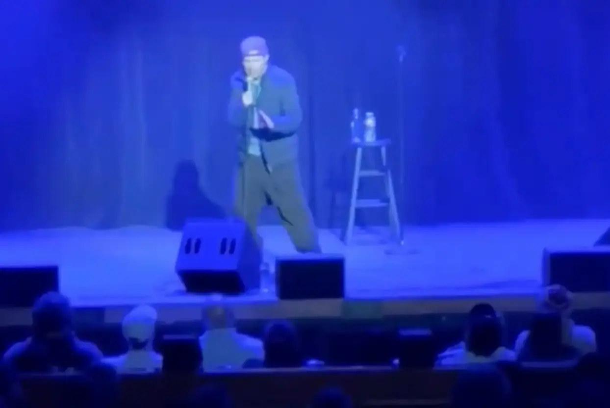 The actor attempted to do a Jason Statham impression.