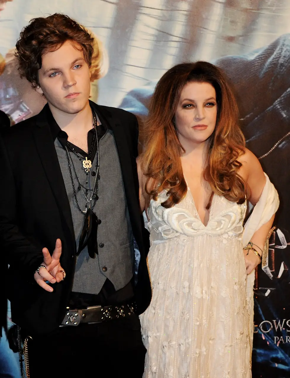 Lisa Marie Presley and Benjamin Keough pictured in 2010 (Dave M. Benett/Getty Images)
