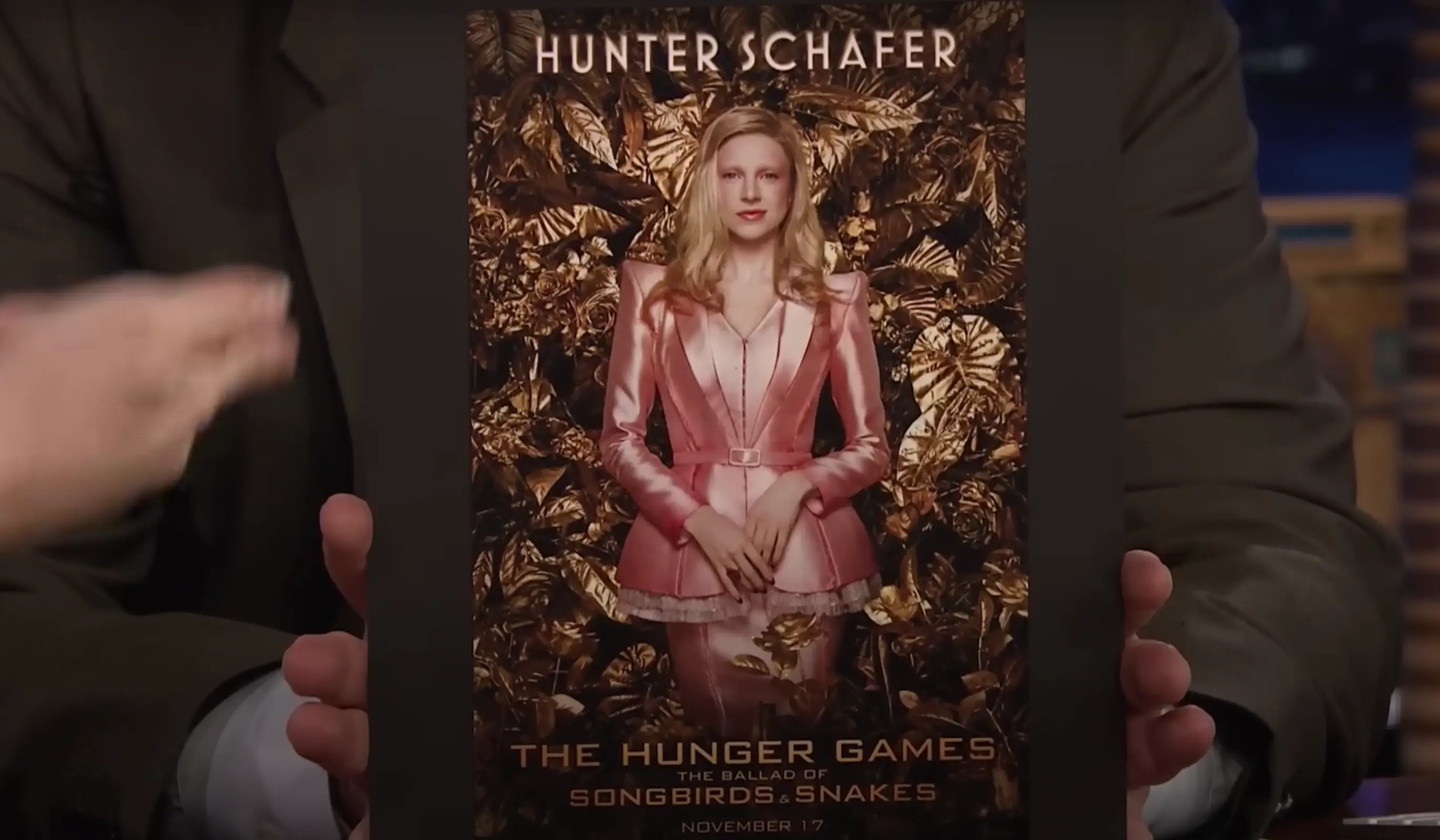 Fallon congratulated the actor on her role.