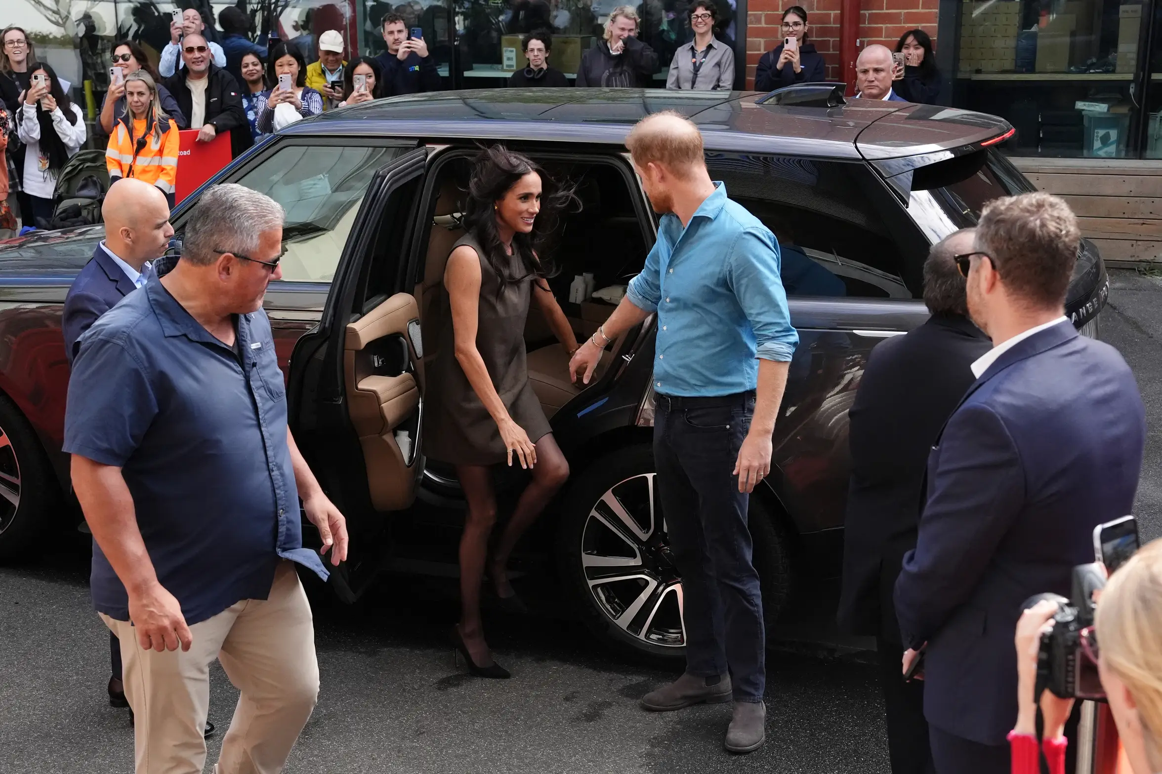 Harry and Meghan are awaiting the outcome of their UK security request (Jonathan Brady / POOL / AFP via Getty Images)