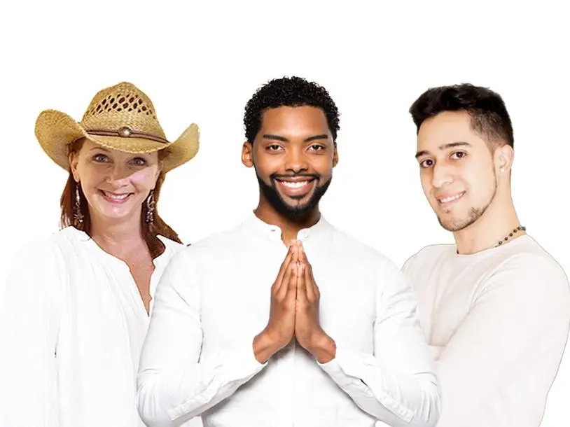 The three mediums who will present Brunched by an Angel.