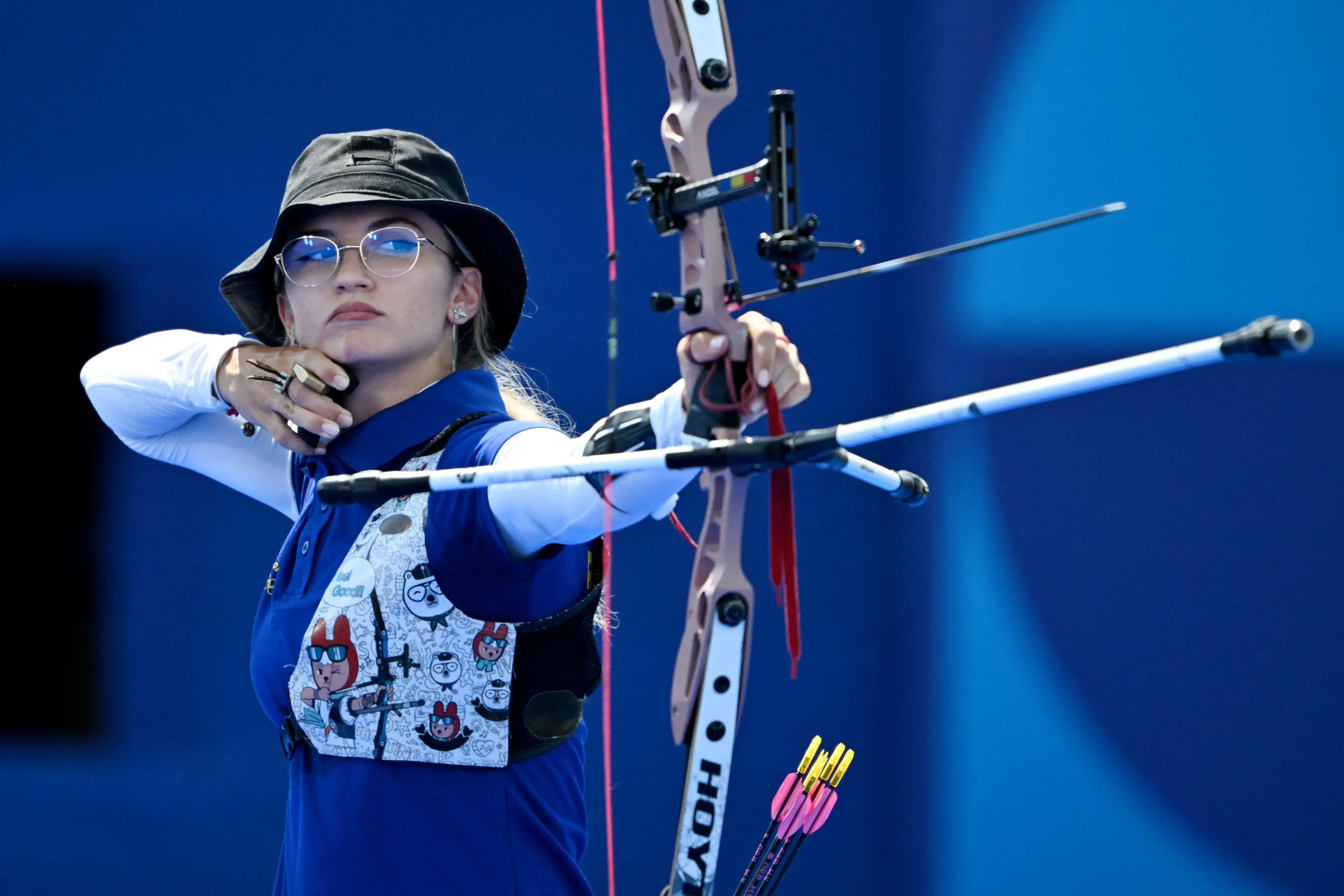 Archers are involved in knockout rounds before reaching the final. (PUNIT PARANJPE/AFP via Getty Images)