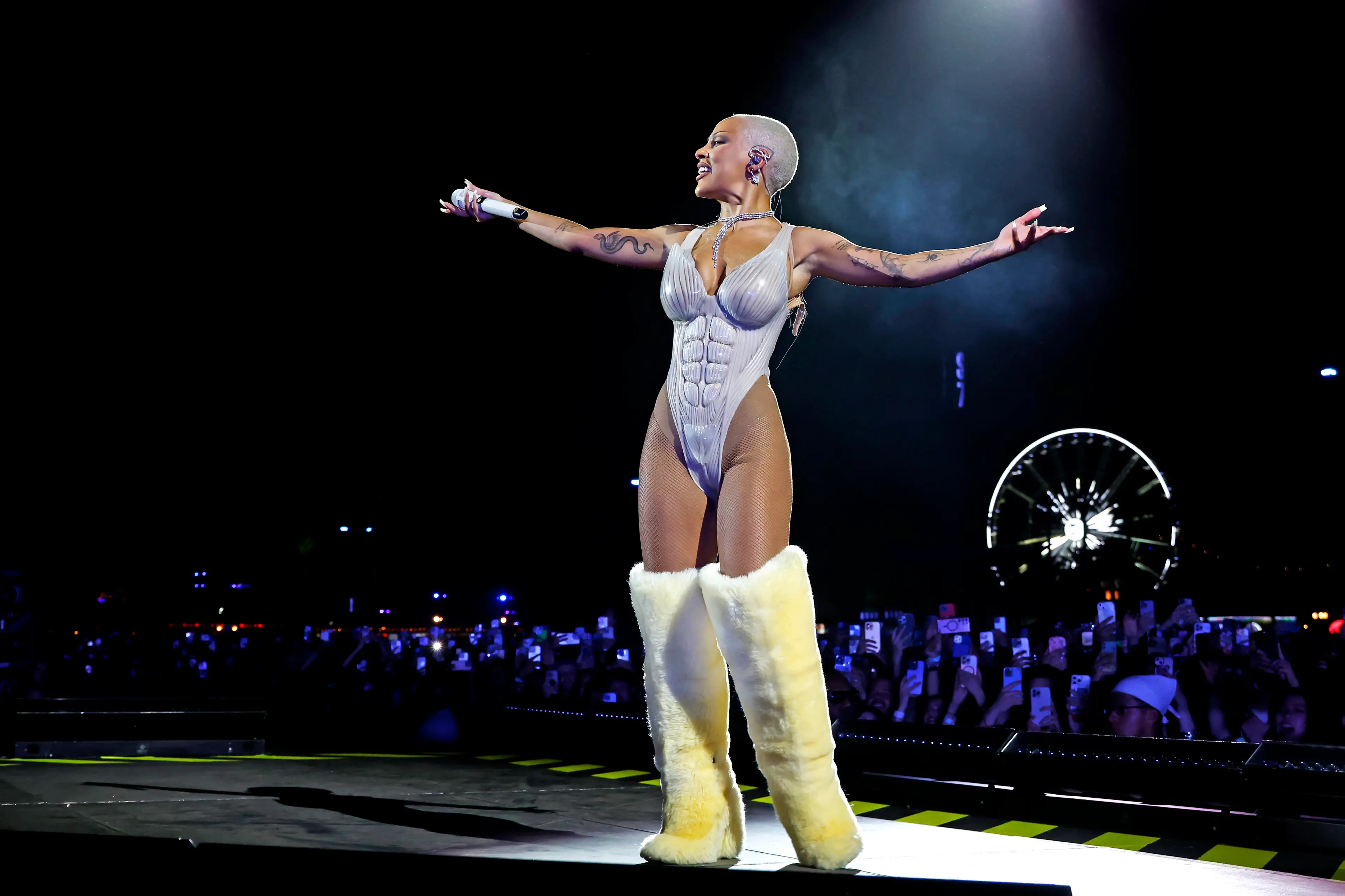 Some fans were less than impressed with her calling other people’s children a mistake. (Frazer Harrison/Getty Images for Coachella)