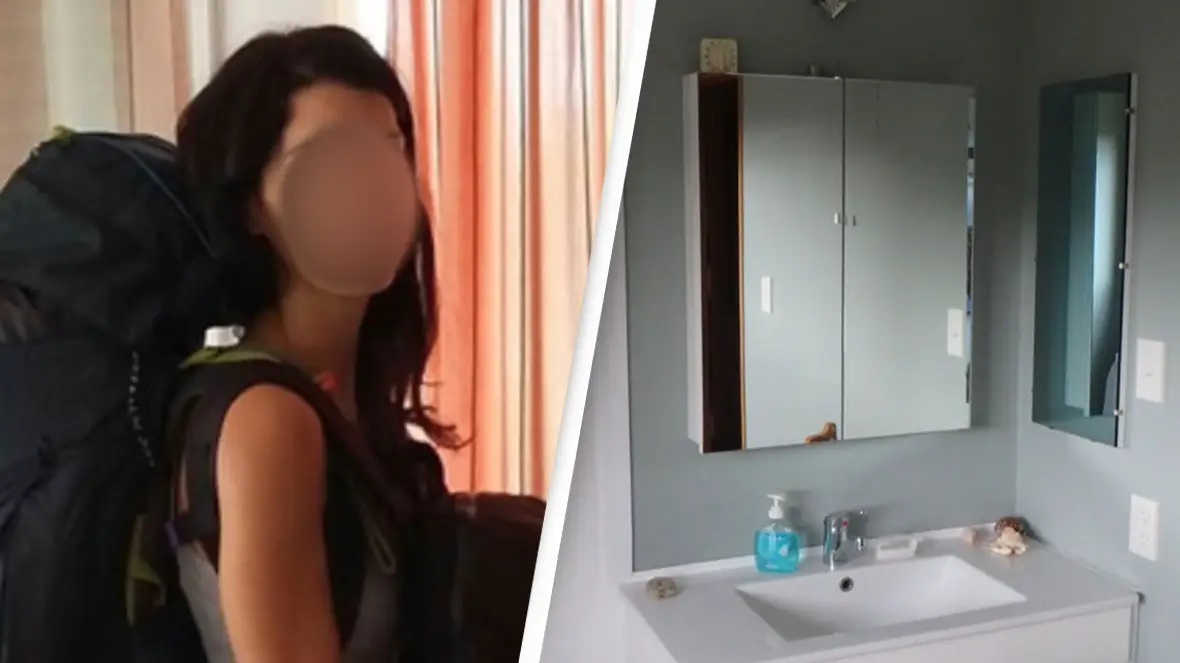 Woman made horrifying discovery after noticing two-way mirror in bathroom