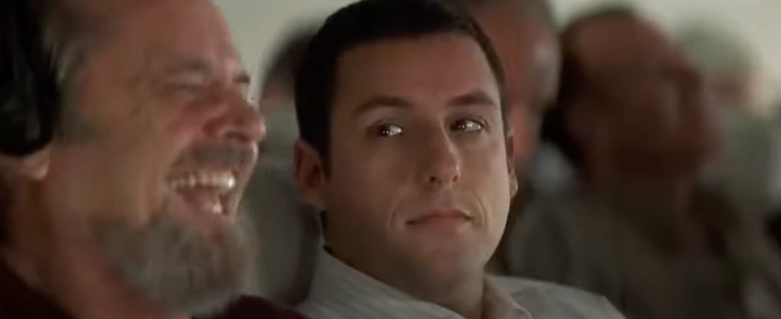 Jack Nicholson and Adam Sandler star in Anger Management. (Columbia Pictures)