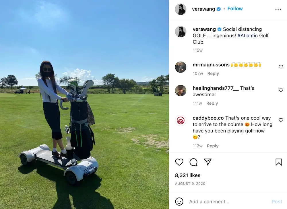 She loves a spot of gold.