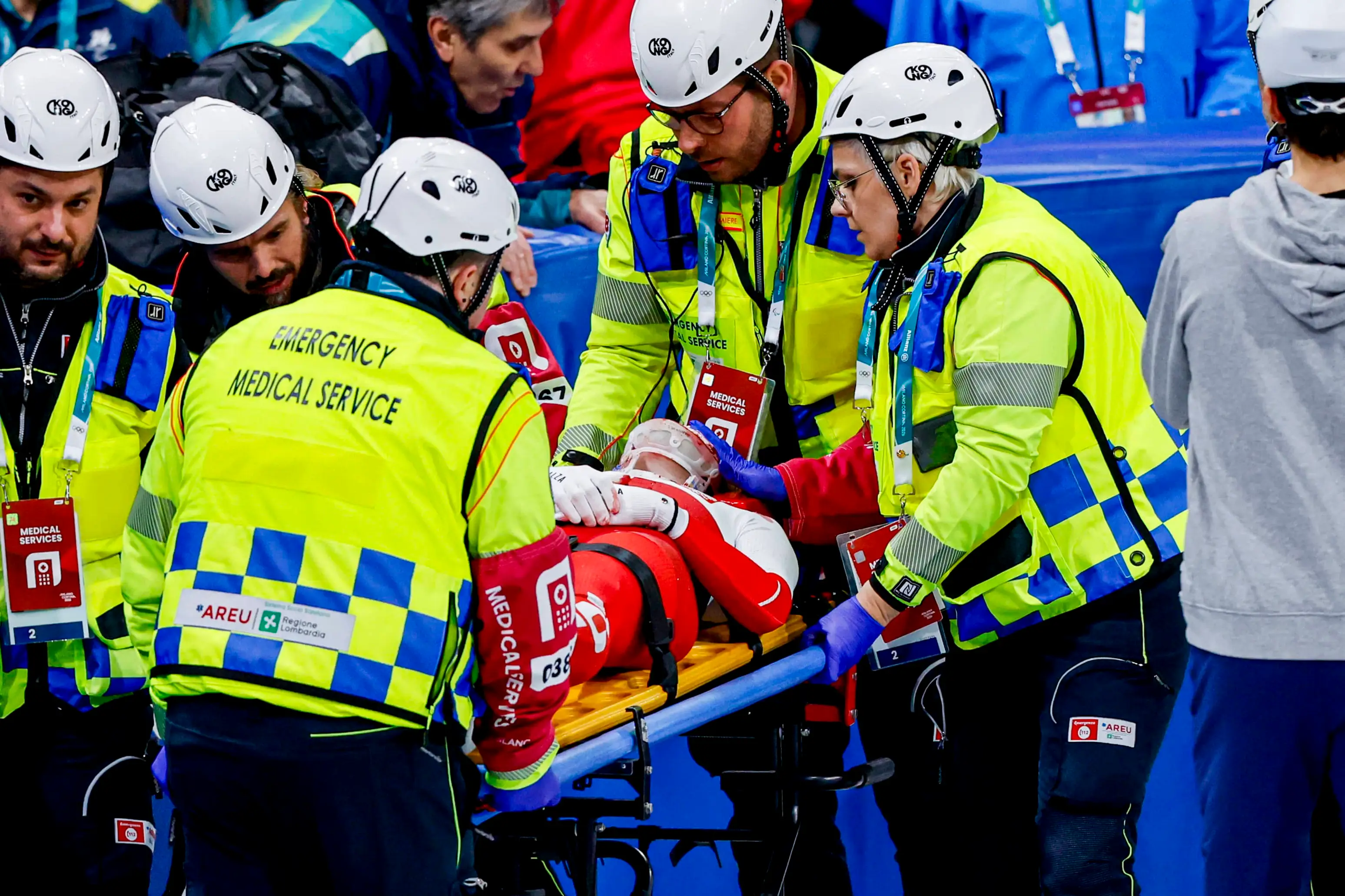 Sellier was taken to hospital after the crash (Henk Jan Dijks/Marcel ter Bals/DeFodi Images/DeFodi via Getty Images)