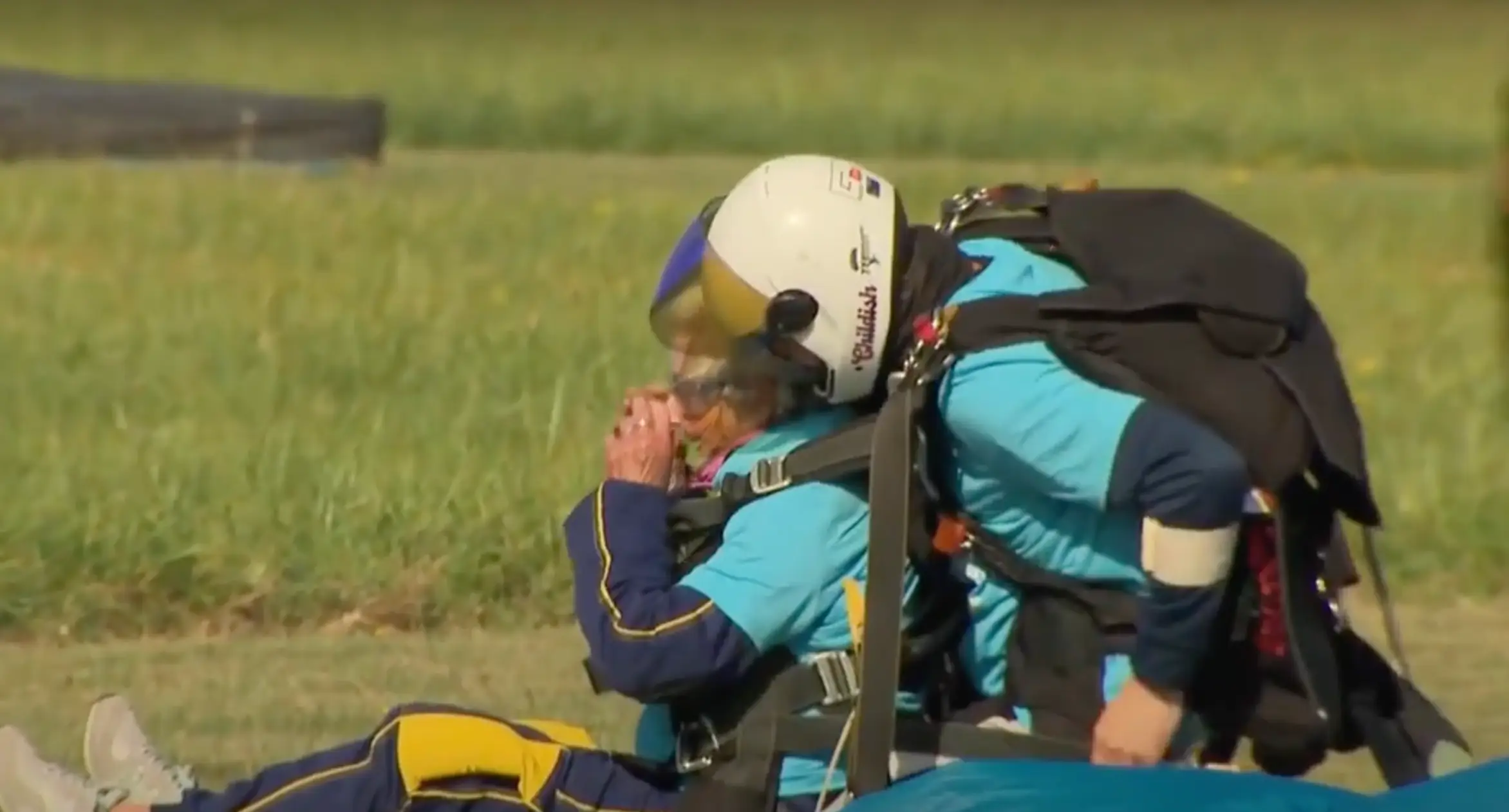 That's some way to mark it. (Sky News)