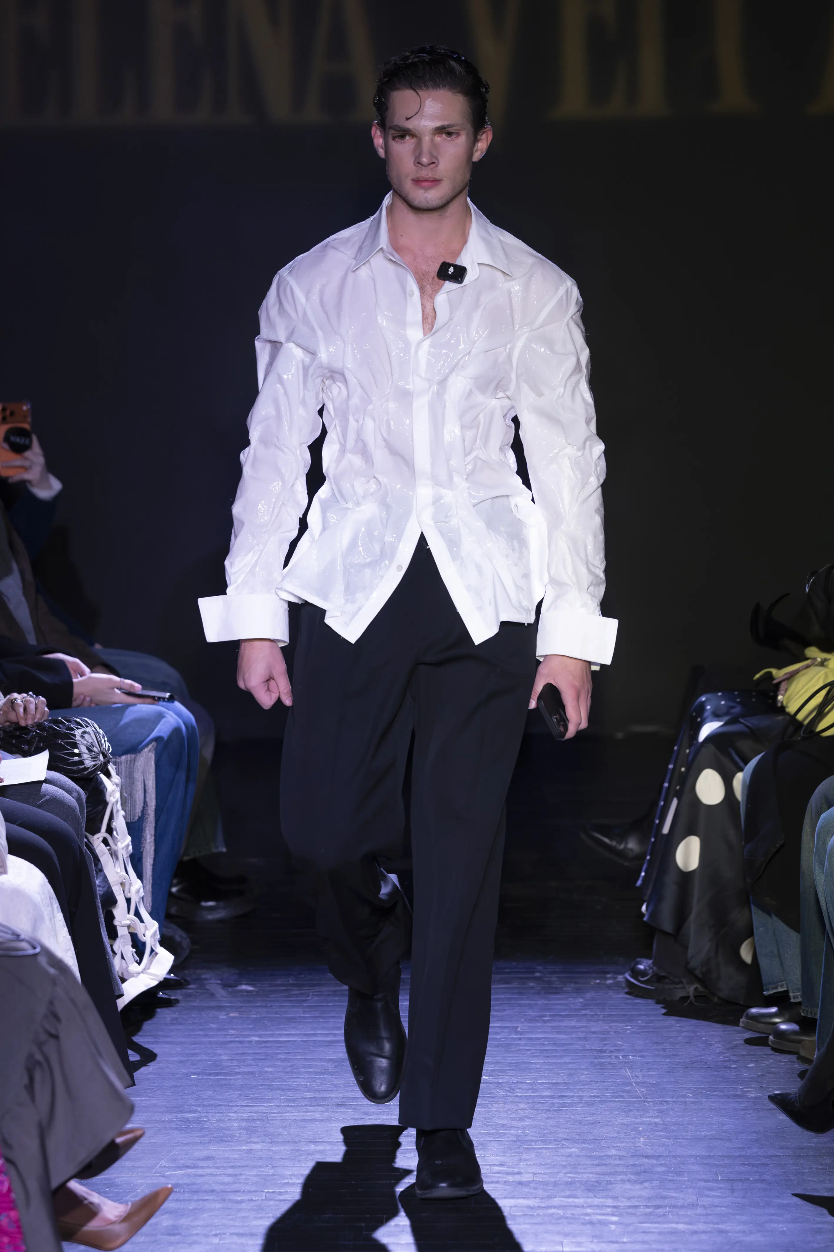 Peters, 20, walked the runway at New York Fashion Week in February (Victor VIRGILE/Gamma-Rapho via Getty Images)