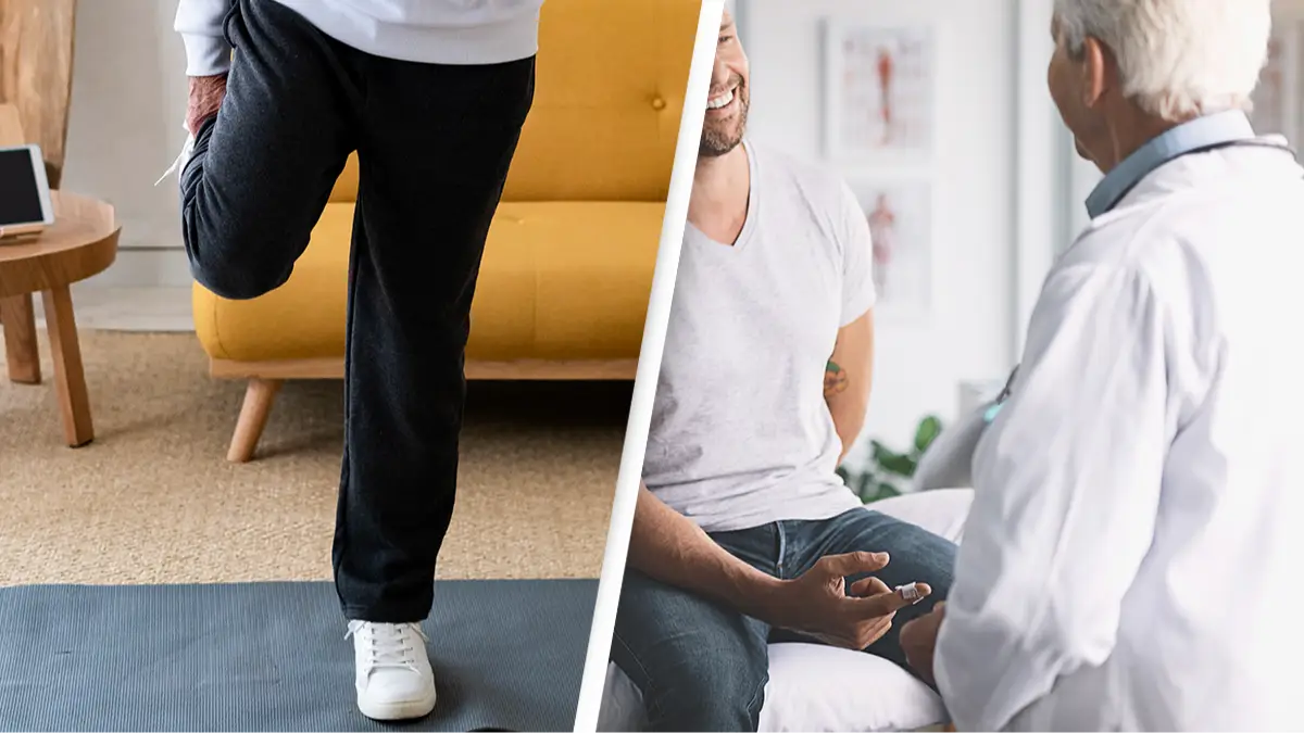 Test of standing on one leg could reveal an increased risk of dying within the next 10 years