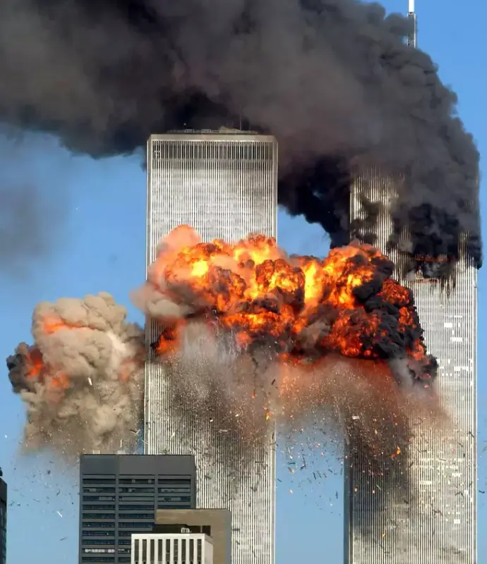 This is just one of the images people saw often in relation to the 9/11 attack (Spencer Platt/Getty Images)