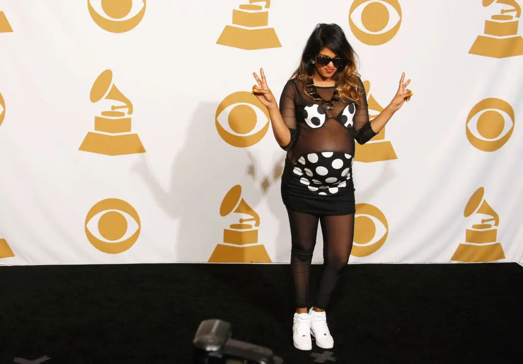 M.I.A at the Grammys in 2009 (Photo by Michael Buckner/WireImage)