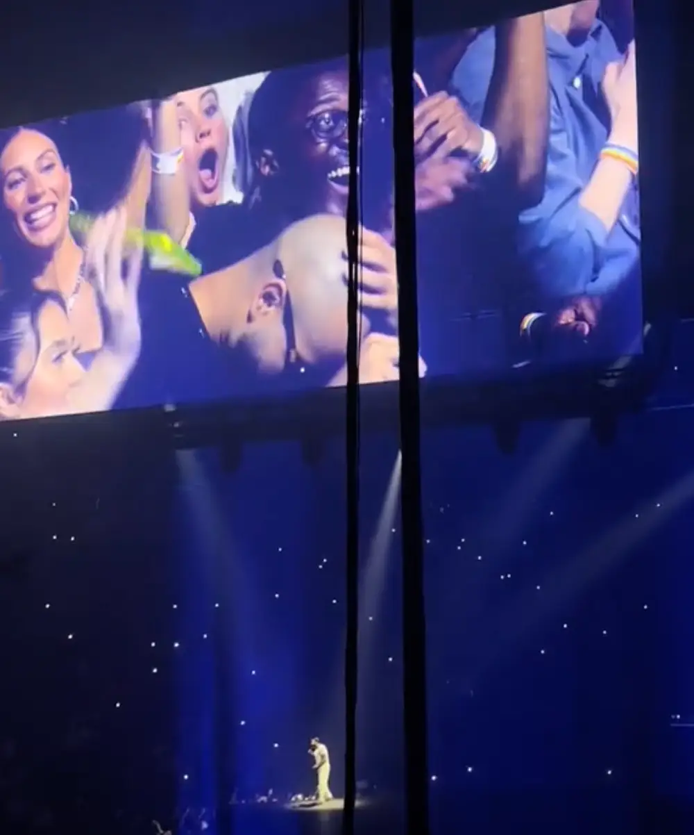 The fan was in total shock.