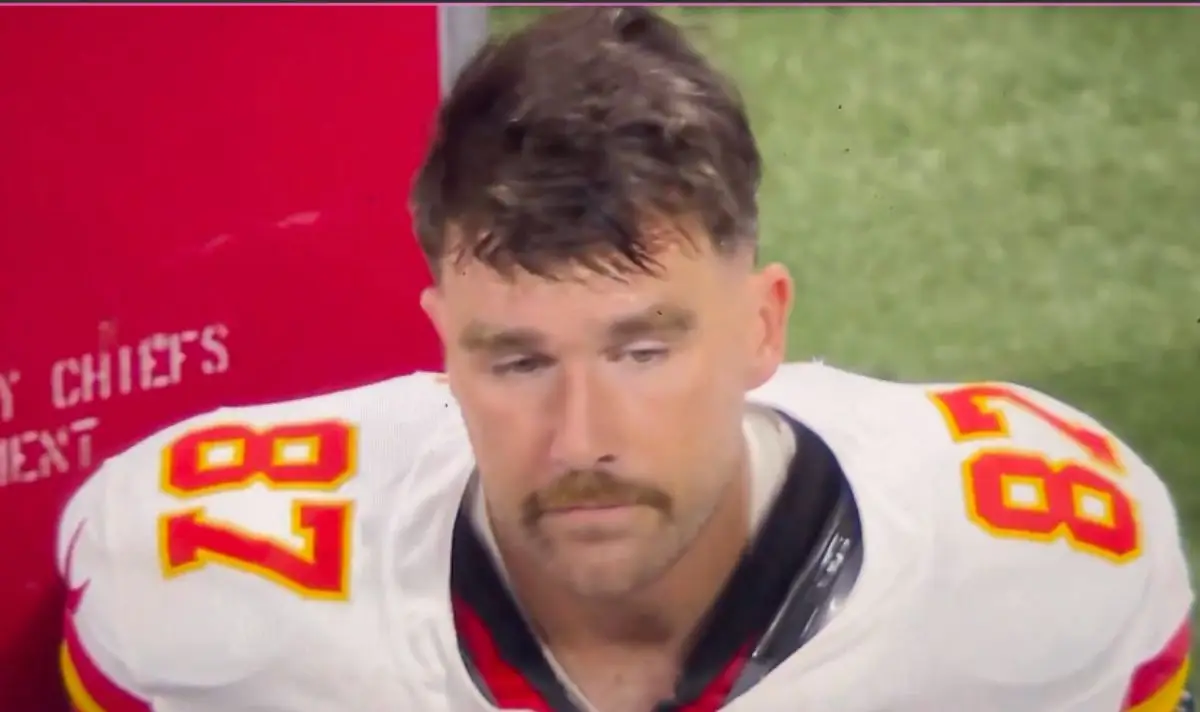 A video of Kelce from the Chiefs-Falcons game has gone viral (NBC)