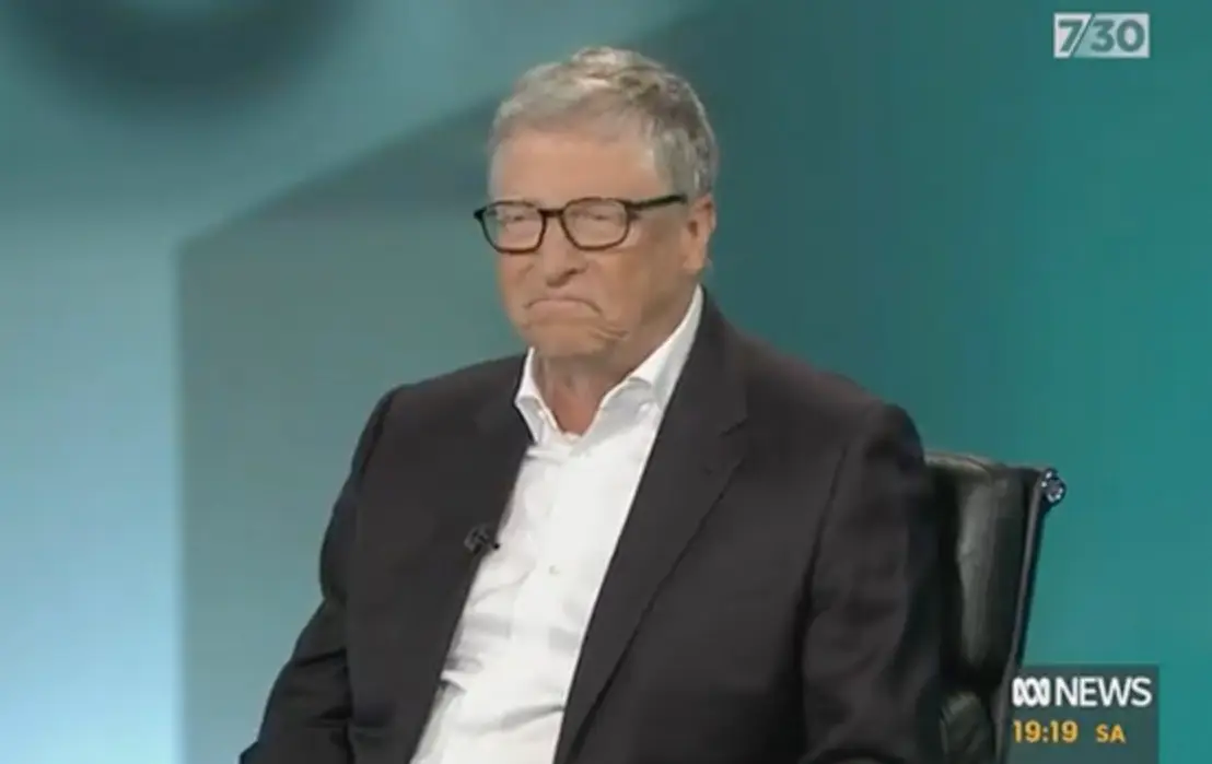 Gates has been slammed by the online community.