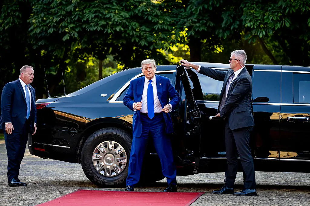 President Trump attended a summit in The Netherlands (Patrick van Katwijk/Getty Images)