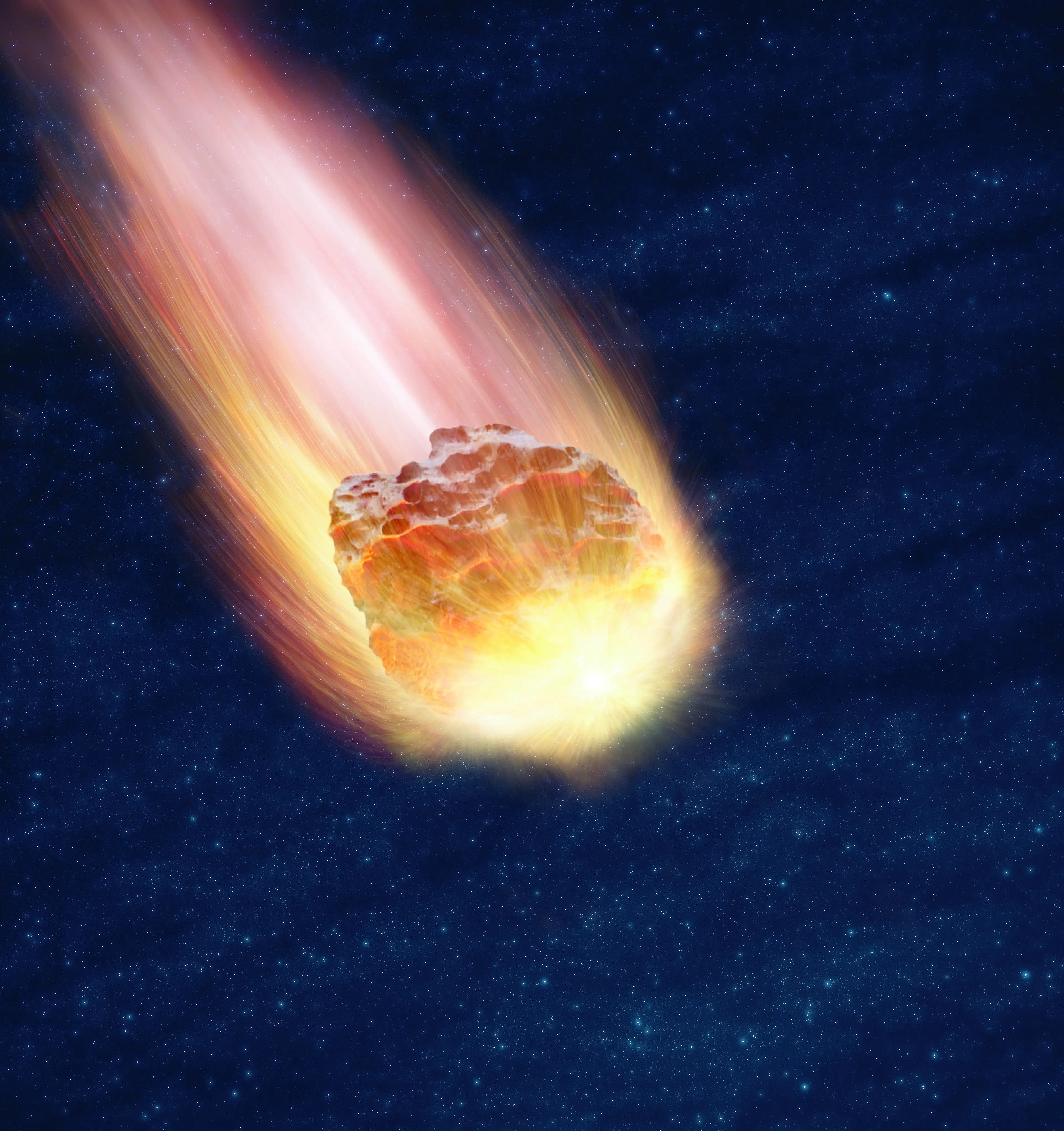 Asteroids could wipe out all of humanity. (Getty Stock Photo)