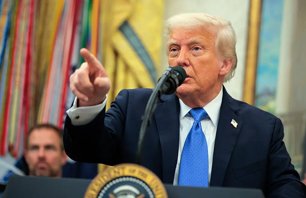 Trump appeared to point fingers at Biden's doctors (Chip Somodevilla/Getty Images)