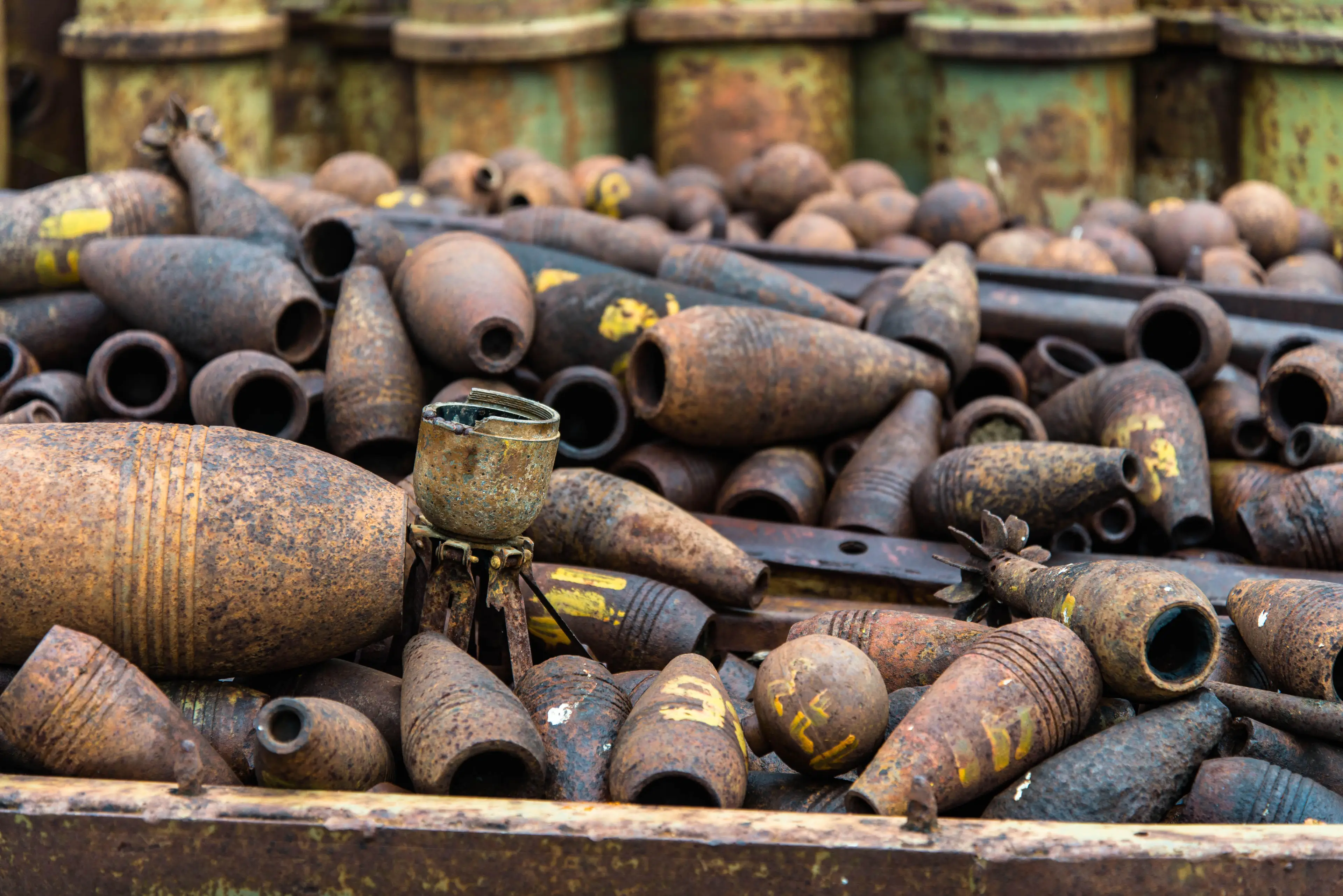Unexploded Ordnance (UXO) in Laos after the Vietnam War.