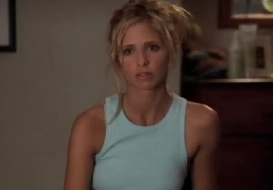 Sarah Michelle Gellar in Buffy the Vampire Slayer.