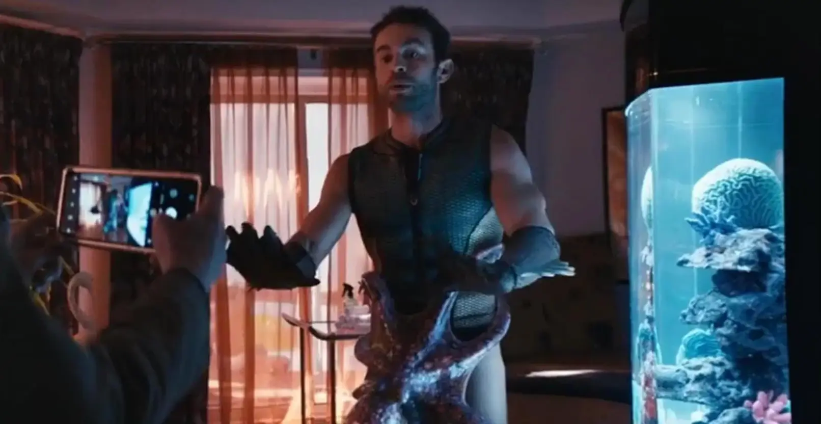 Yep, this really was a scene. (Prime Video)