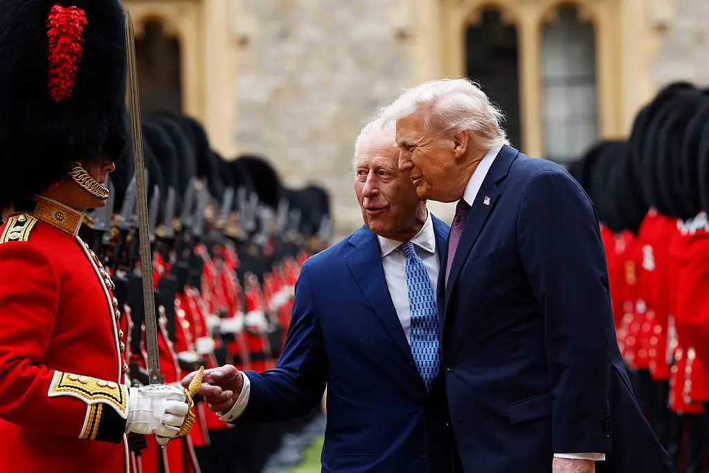 Trump and King Charles on his last state visit in 2025 (Photo by Anna Moneymaker/Getty Images)