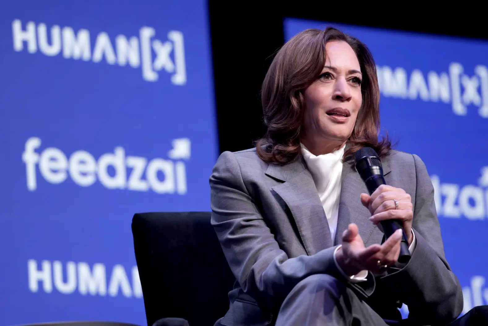 Kamala Harris lost to Donald Trump in the 2024 election (Big Event Media/Getty Images for HumanX Conference)
