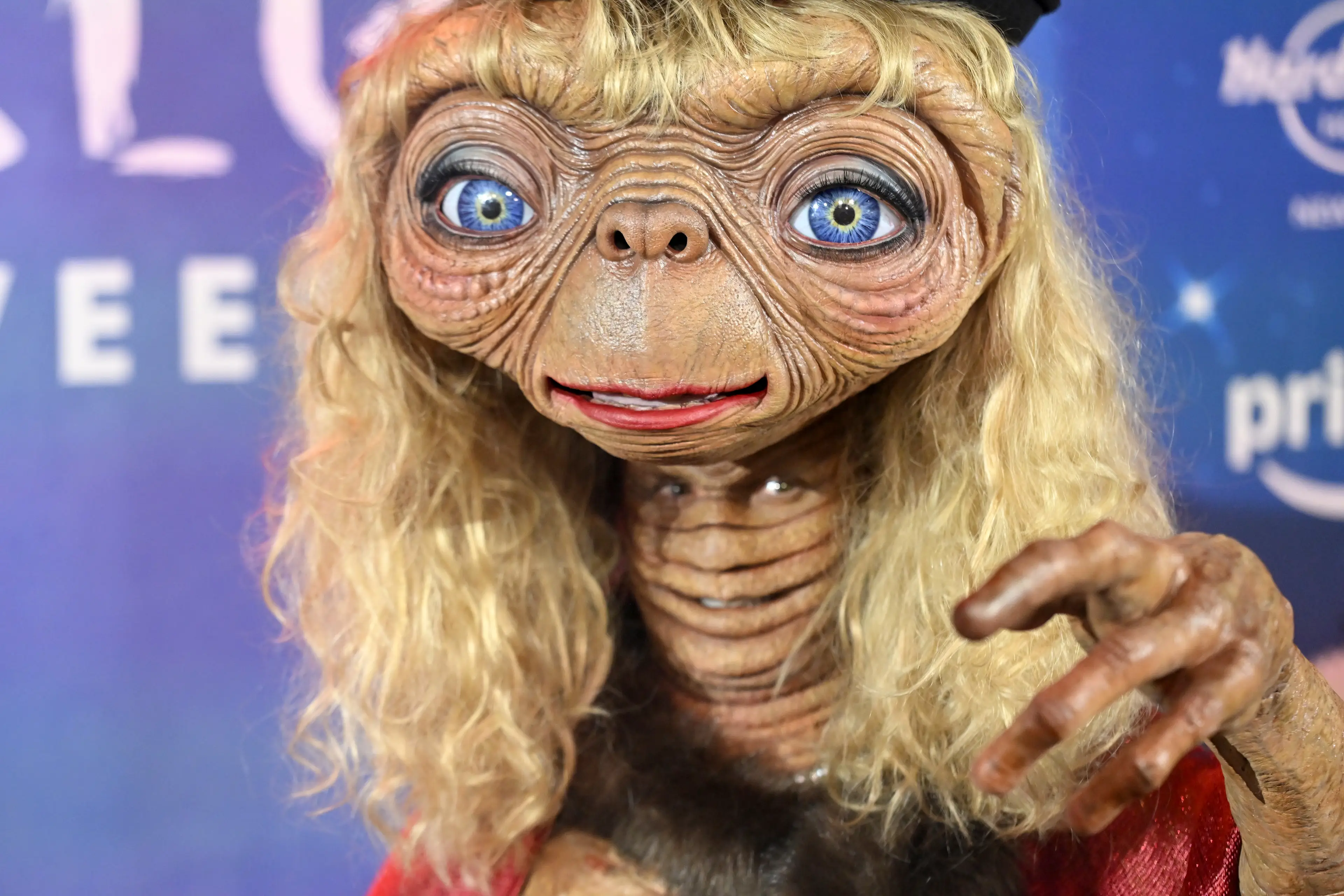 Can you see the two sets of eyes now? (Noam Galai/Getty Images for Heidi Klum Halloween) 