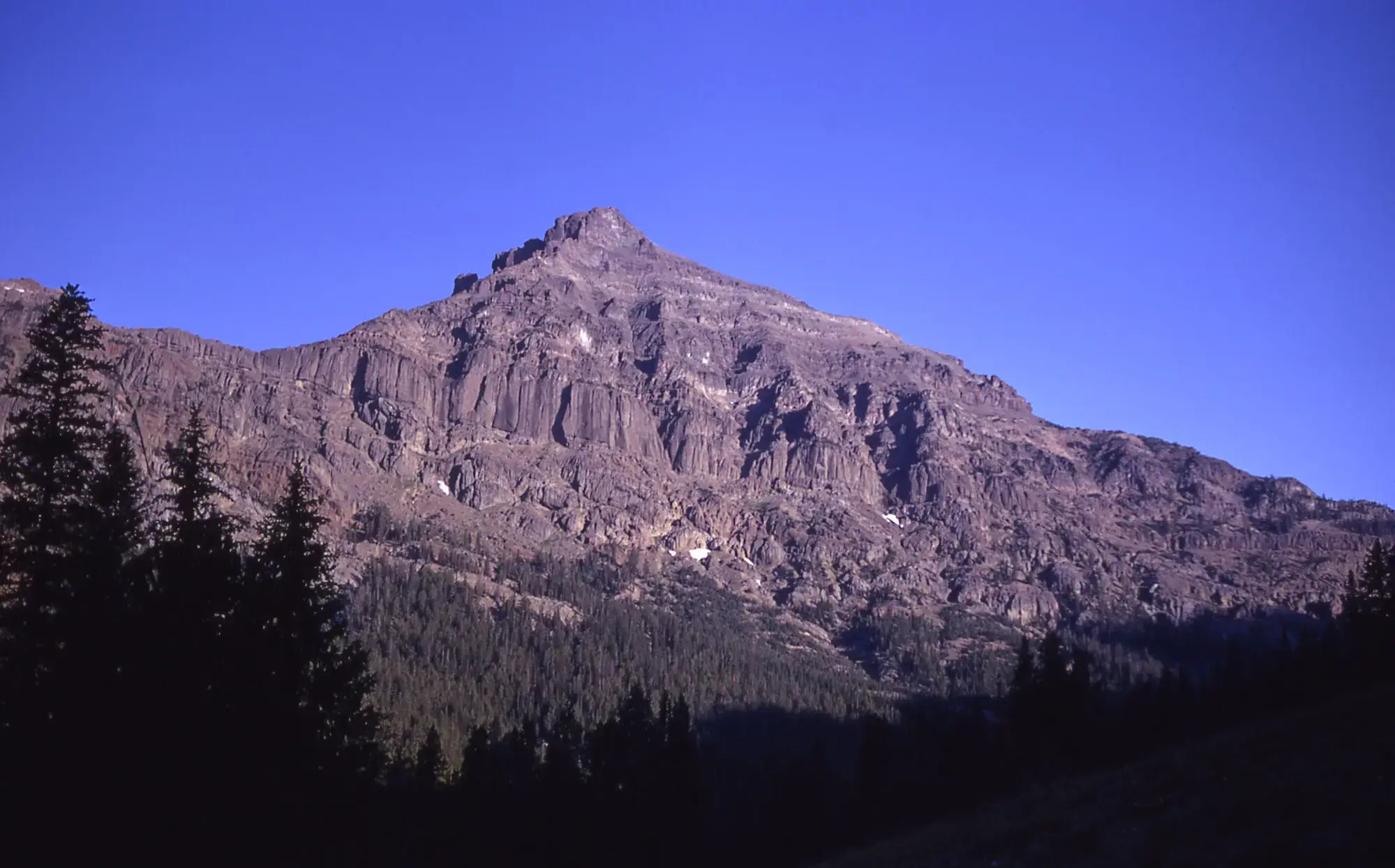 It is believed that King reached the peak at 6 p.m. (Yellowstone National Park)