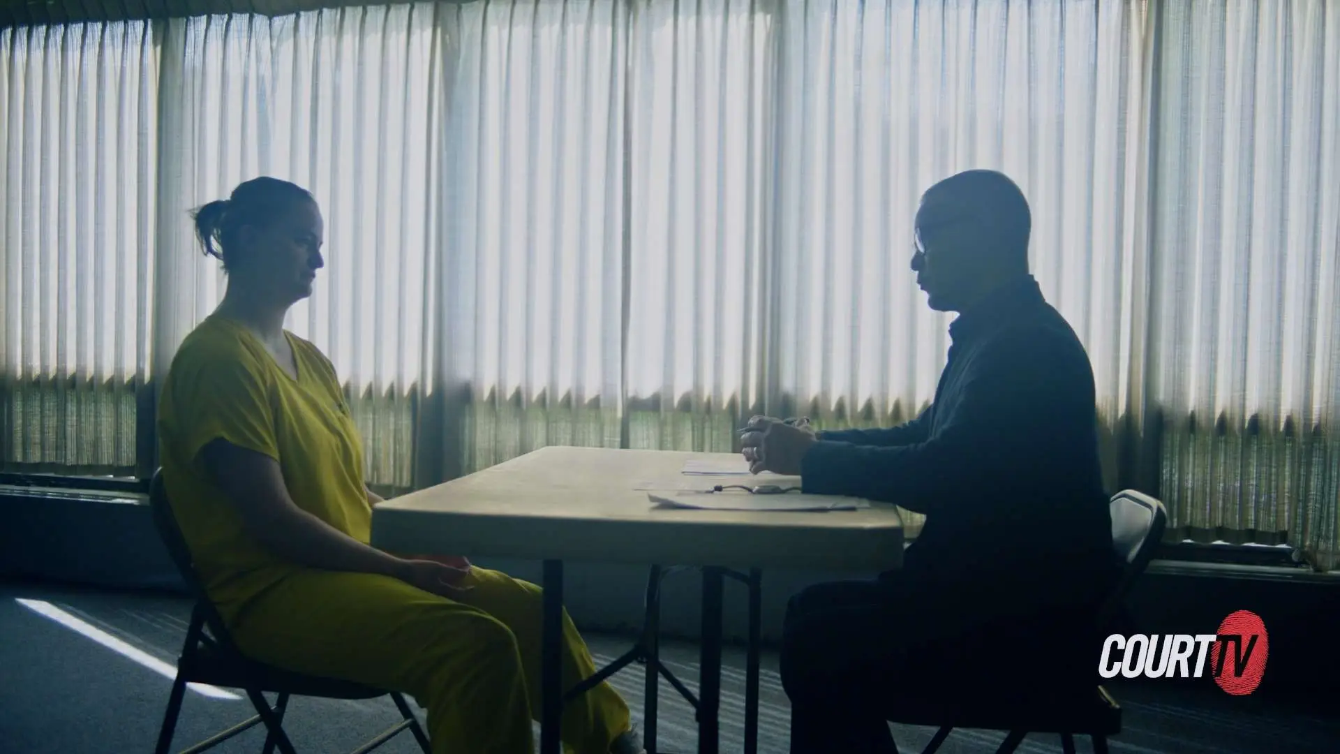 Denali Brehmer and David Scott in a new episode of Court TV’s Interview With a Killer (COURTTV)