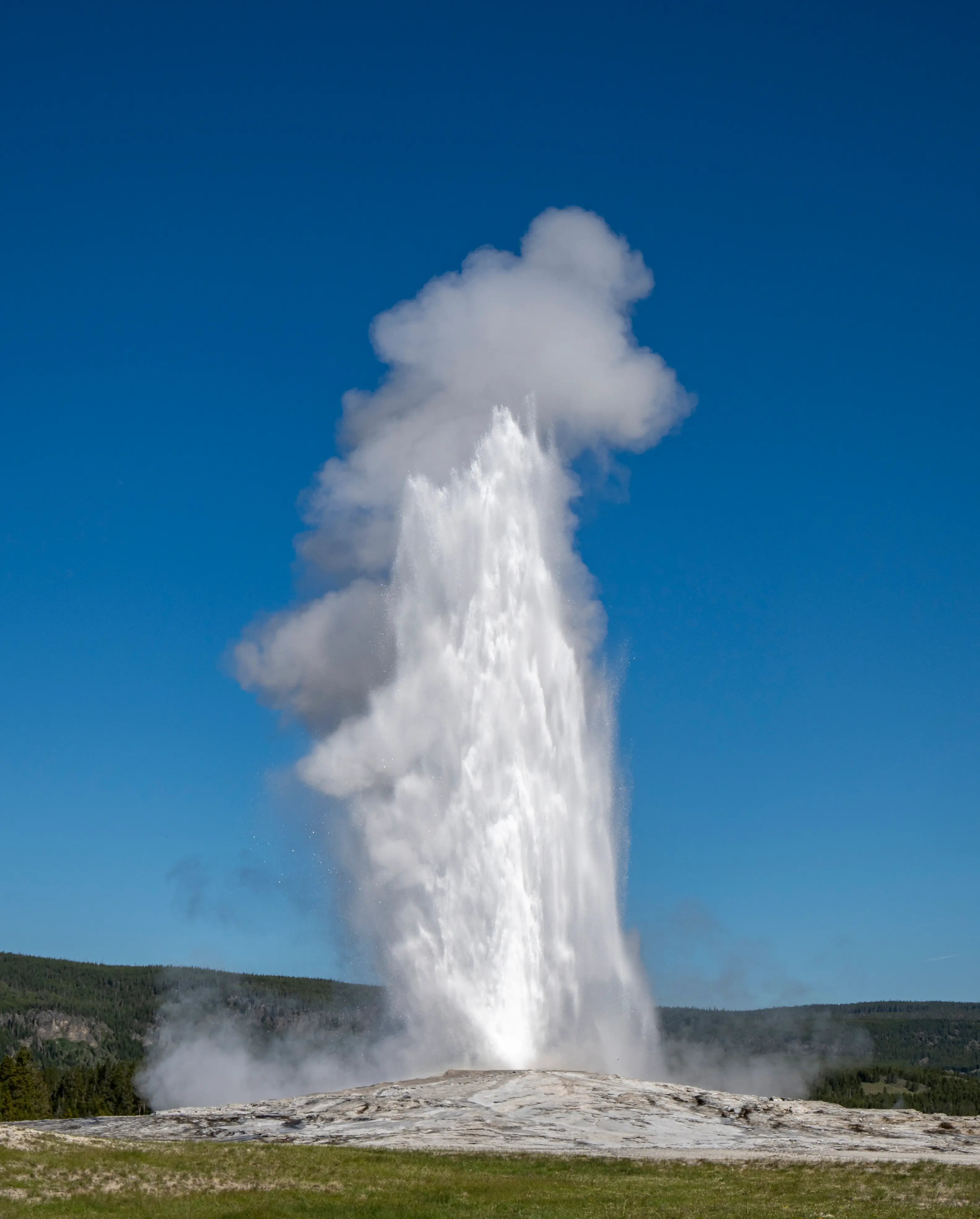 The 'Old Faithful' geyser in Yellowstone National Park. (Jonathan Newton/Getty Images)
