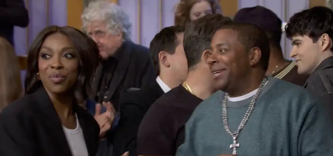  Kenan Thompson and Ego Nwodim also didn't look impressed (NBC)