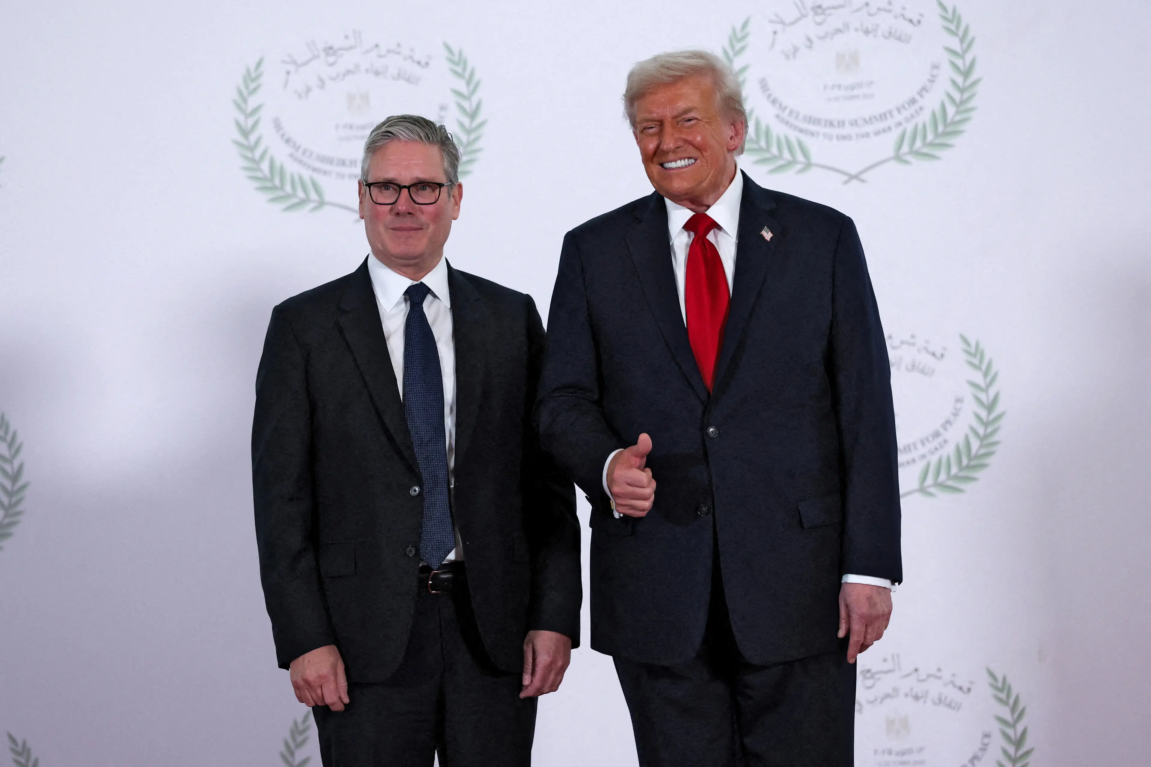 Starmer and Trump didn't agree on everything (SUZANNE PLUNKETT/POOL/AFP via Getty Images)