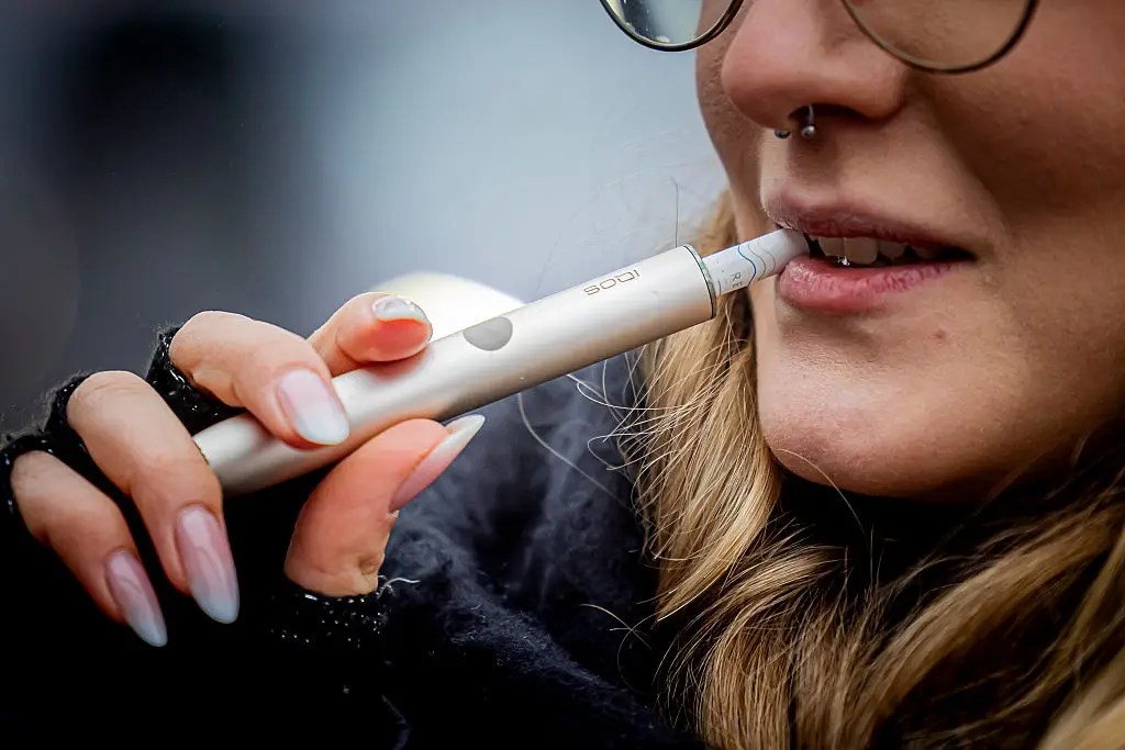 Vaping can worsen some side effects that come with weight loss medications (Patrick van Katwijk/Getty Images)